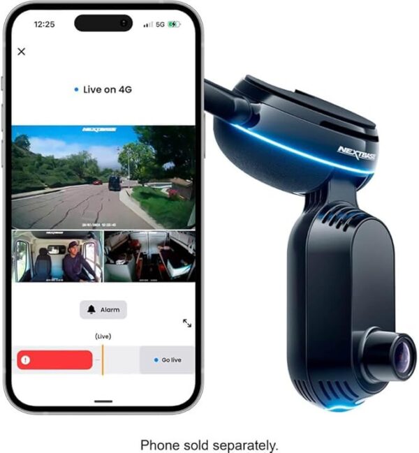 NEXTBASE iQ 1K Smart HD Dash Cam Pro with 4G/LTE and GPS, 64G Micro SD Card Bundle - Image 3